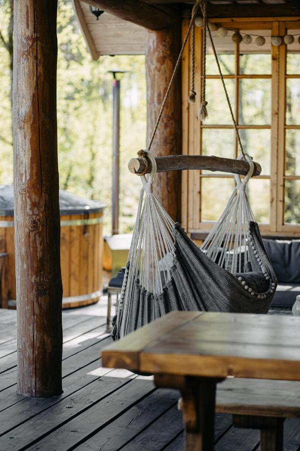 "Gaujmale" Sauna House In Nature Ilkene Exterior photo