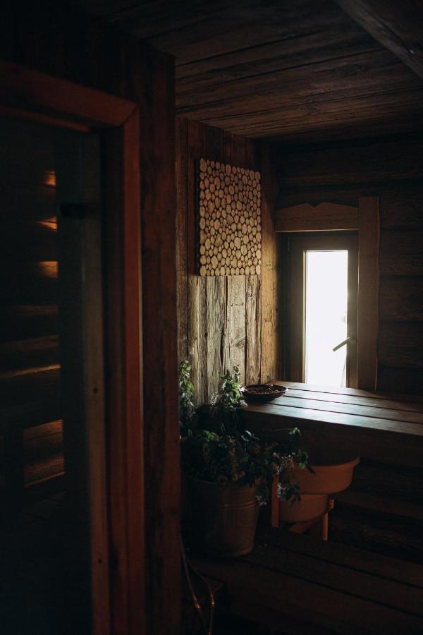 "Gaujmale" Sauna House In Nature Ilkene Exterior photo